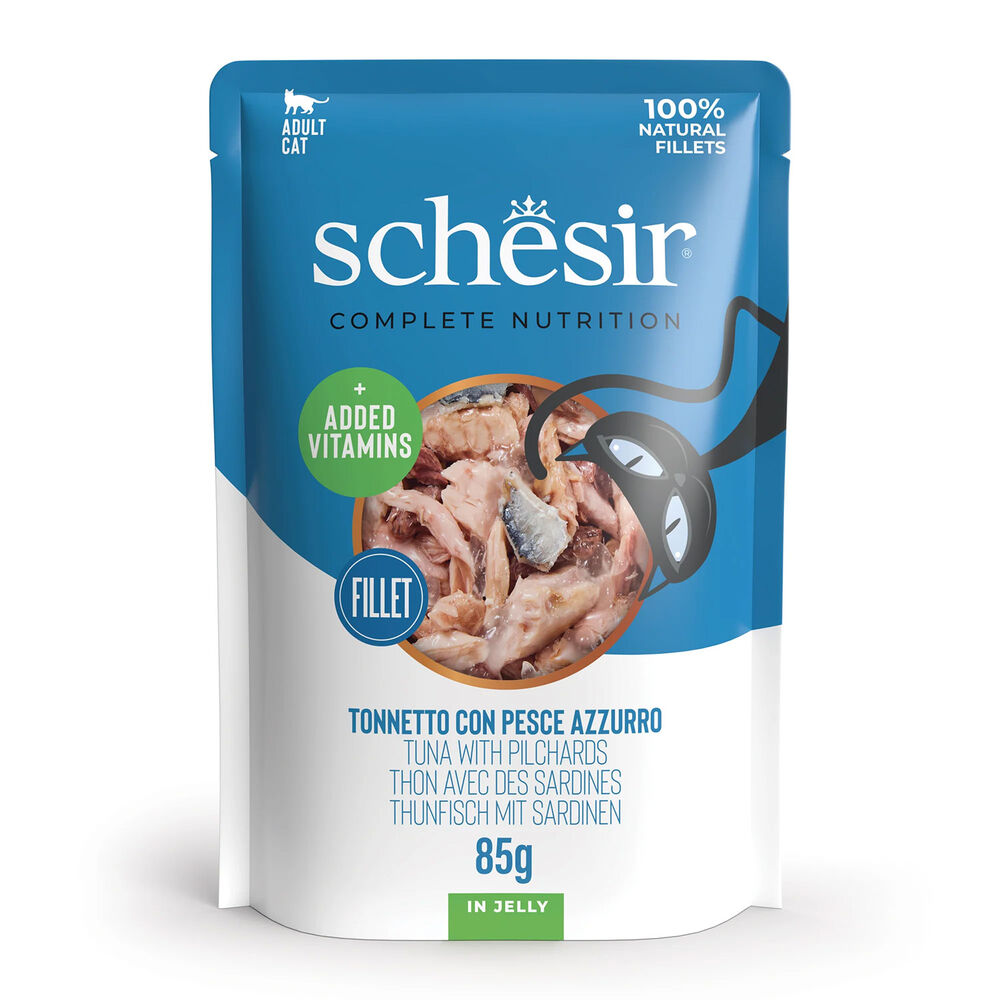 Schesir Tonnetto con Pesce Azzurro in Jelly 85gr Schesir Tonnetto con Pesce Azzurro in Jelly 85gr